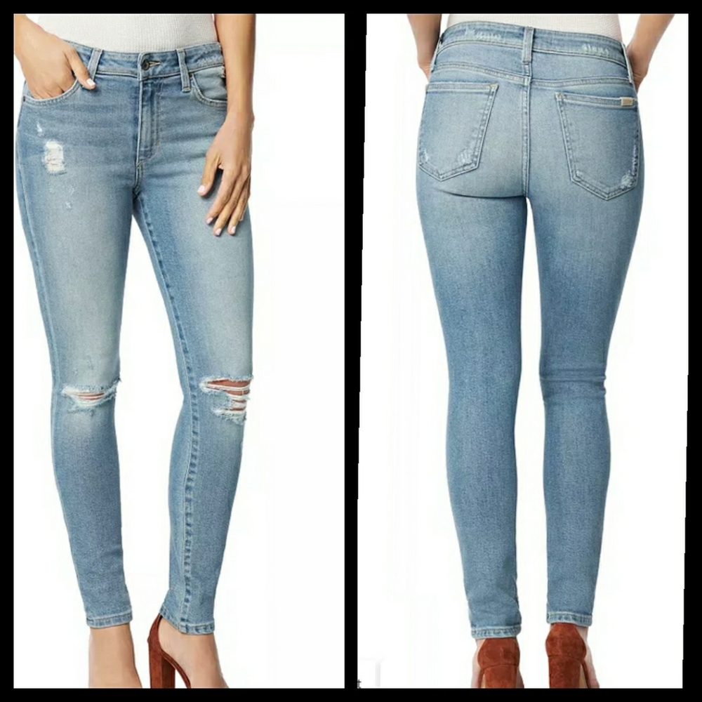 Joe's The Icon Mid Rise Destroyed Jeans Sz 30 NWT